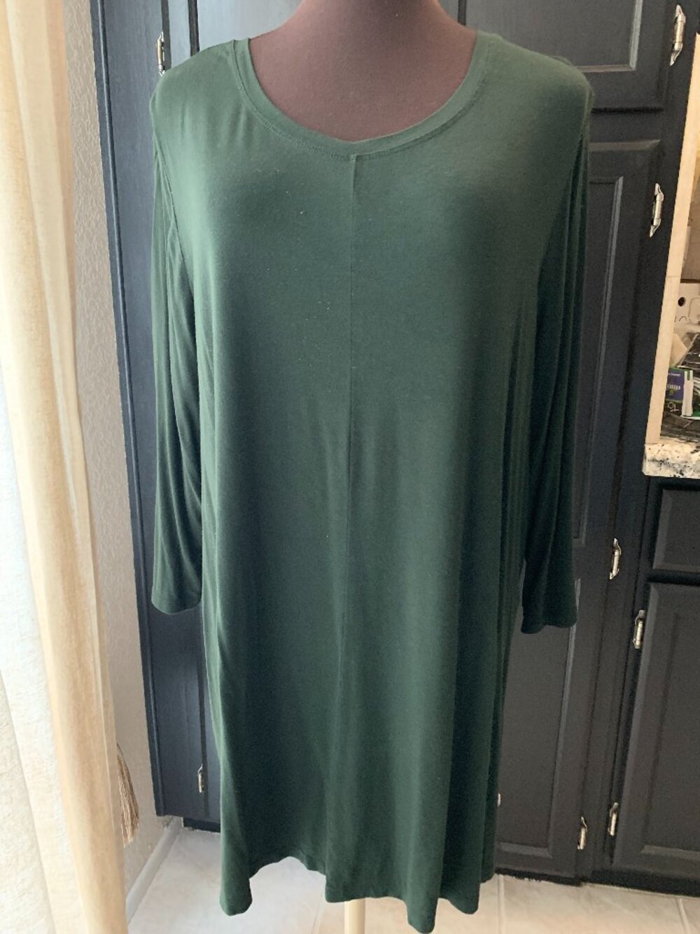 Lane Bryant Swing Top Deep Pine Green 18/20